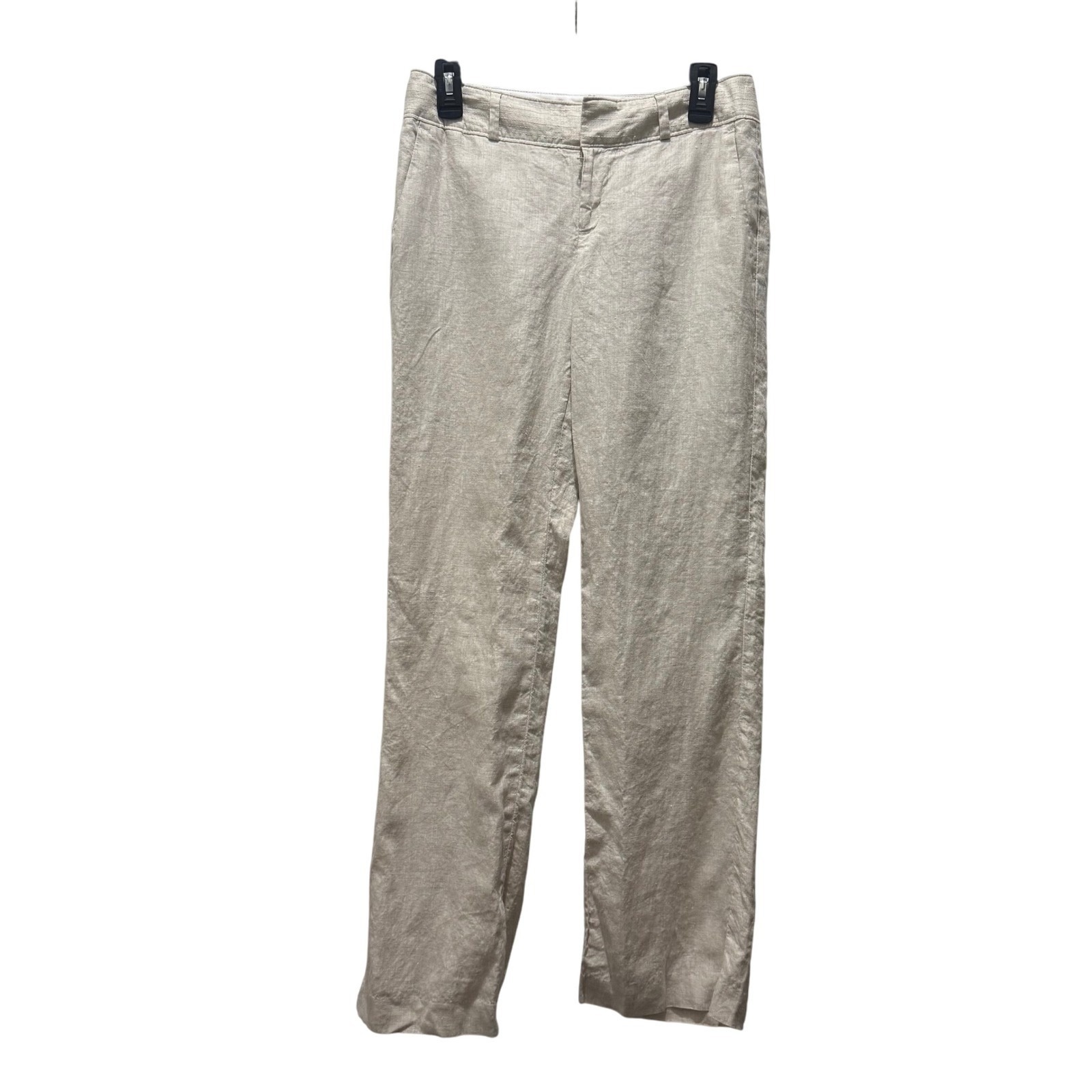 Banana Republic Martin Fit 100% Linen Pants Women's Size 4 Trousers